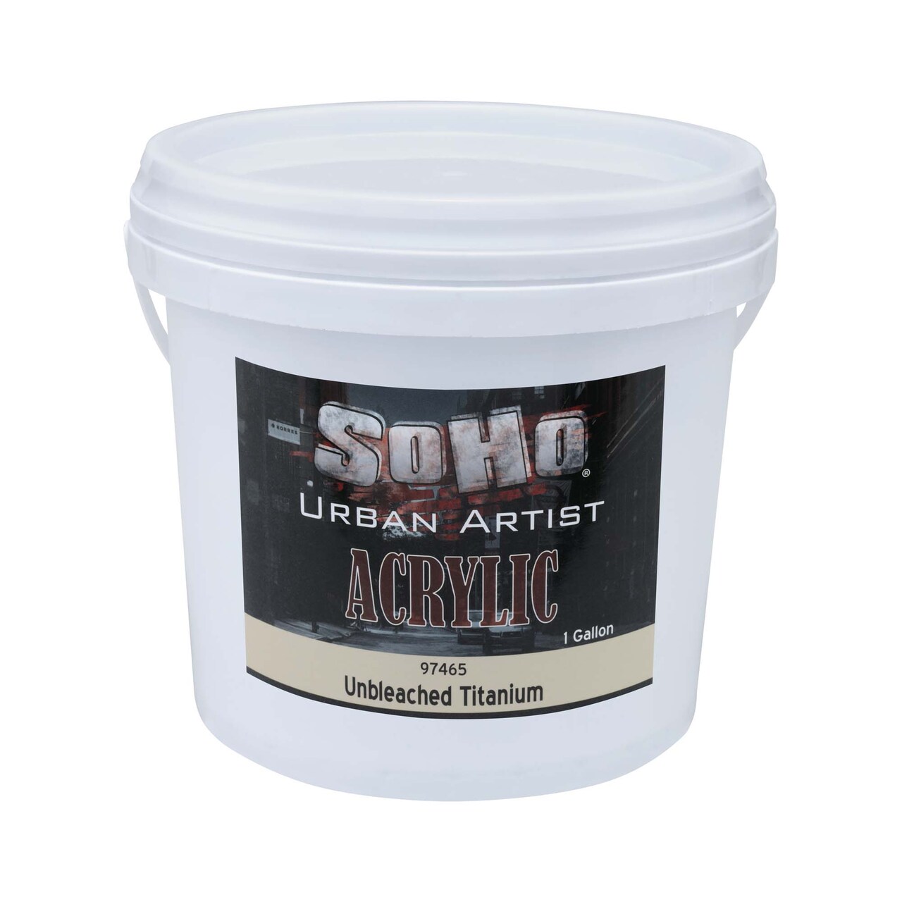 SoHo Urban Artist Heavy Body Acrylic Paint - 1 Gallon - Thick, Rich Color, Excellent Coverage, Professional Quality - Artists Acrylic Paint